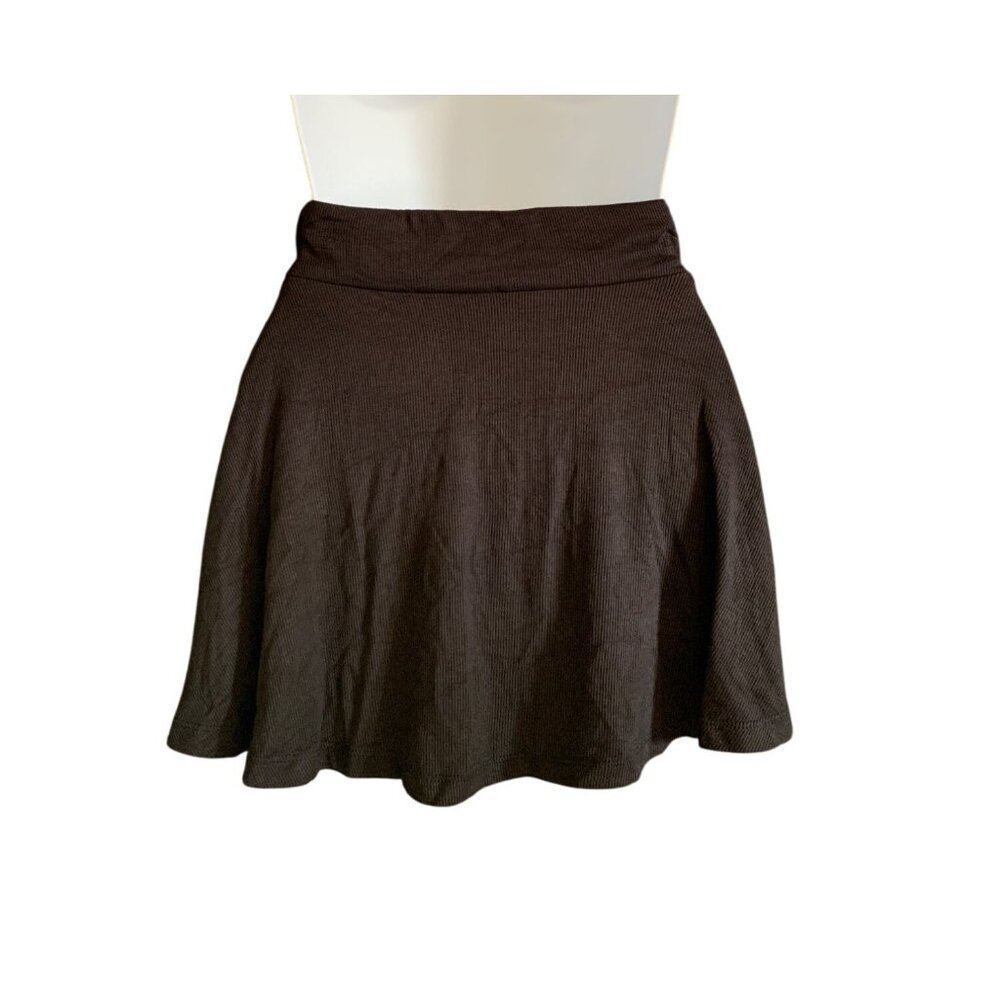 Art Class Junior Black Stretchy Skater Skirt Skort w/ Built-In Short Size Small - Picture 9 of 12
